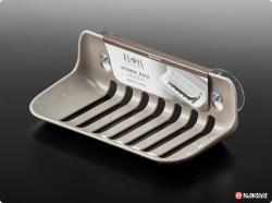 Giá đựng mút rửa chén, xà bông tắm Freille - Màu nâu_8