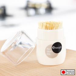 Hộp đựng tăm Inomata Enough 80ml - màu trắng_2