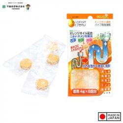 Set 07 viên tẩy rửa khử mùi ống nước hương cam 4gx7 viên_8