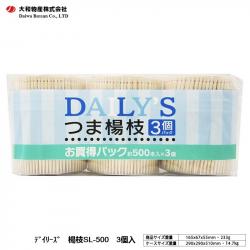 Set tăm xỉa răng Daily's Yamato 65mm SL-500 x3_A