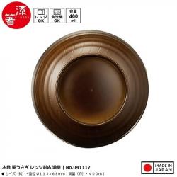 Bát nhựa vân gỗ thỏ mộng Yume Usagi 400ml_3