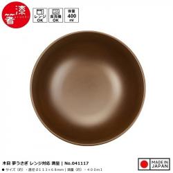 Bát nhựa vân gỗ thỏ mộng Yume Usagi 400ml_2