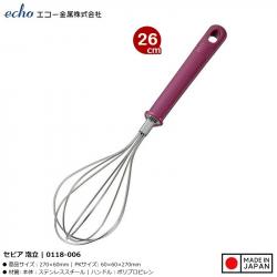 Dụng cụ đánh trứng inox Echo 27cm_A