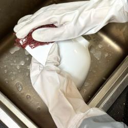 Găng tay cao su rửa bát dáng dài, bó khuỷu tay Echo 46cm_4