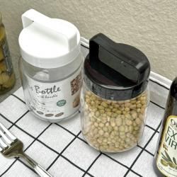 Hũ thủy tinh có quai xách Echo Glass Bottle 450ml_3