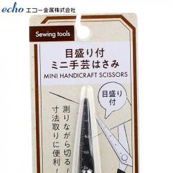 Kéo thủ công mini có thước đo Echo Metal 13cm_5