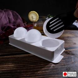 Khay đá tròn 03 viên size lớn Yukipon_8