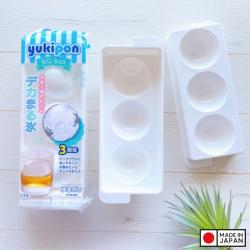 Khay đá tròn 03 viên size lớn Yukipon_2