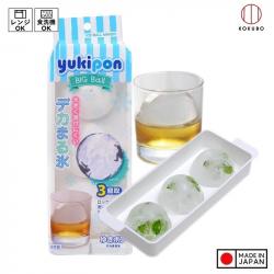 Khay đá tròn 03 viên size lớn Yukipon_4