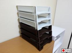 Khay đựng tài liệu A4 (có thể xếp chồng) - Màu đen_7