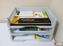 Khay đựng tài liệu A4 (có thể xếp chồng) - Màu đen_8