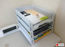 Khay đựng tài liệu A4 (có thể xếp chồng) - Màu xám_6