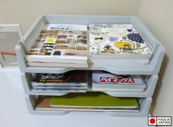 Khay đựng tài liệu A4 (có thể xếp chồng) - Màu xám_8