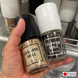 Lọ/ hũ xay tiêu cầm tay thủy tinh Echo Metal_7