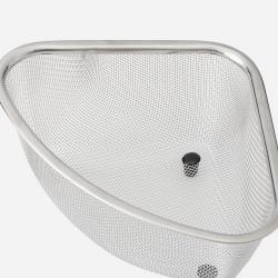 Rổ góc inox hình tam giác có chân đế Echo Metal_9