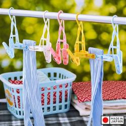 Set 10 kẹp quần áo có dây treo tiện lợi Kokubo Color Cruise_3