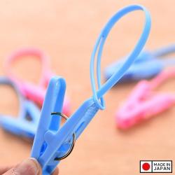 Set 10 kẹp quần áo có dây treo tiện lợi Kokubo Color Cruise_4