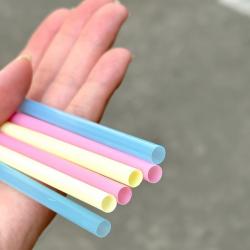 Set 40 chiếc ống hút có đầu khuấy Elexible Straw Ø6x210mm_3