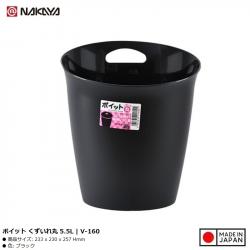 Thùng rác văn phòng tròn Nakaya 5.5L_A