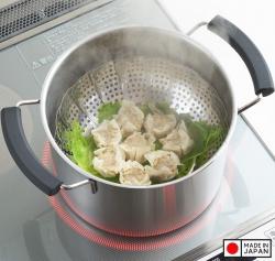 Vỉ hấp inox free size Minex Ø14~Ø24cm_5