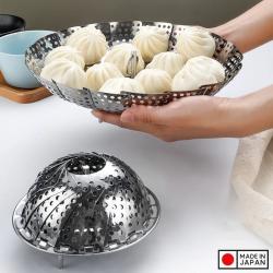 Vỉ hấp inox free size Minex Ø14~Ø24cm_3