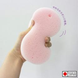 Mút tắm tạo bọt cao cấp Ohe Body Fresh - Hồng_6