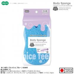 Mút tắm tạo bọt cao cấp Ohe Body Fresh - Xanh_A
