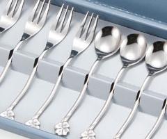 Bộ 10 thìa nĩa Inox Sweet Time_3