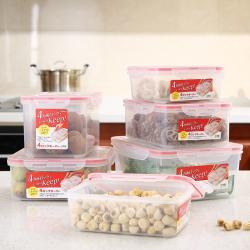 Hộp đựng thực phẩm chữ nhật Inomata 1.3L_6