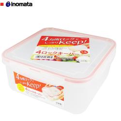 Hộp đựng thực phẩm vuông Inomata 1.3L_8
