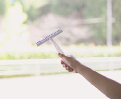 Bàn chải vệ sinh rèm cửa, cửa kính Kokubo 26cm_2