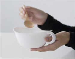 Bát ăn cho bé có quai Kokubo Meal Bowl Ø15cm - Màu trắng_5