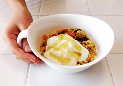 Bát ăn cho bé có quai Kokubo Meal Bowl Ø15cm - Màu trắng_3