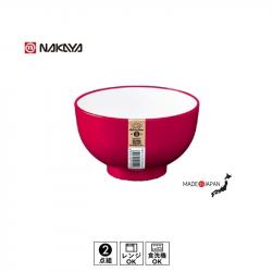 Bát nhựa Nakaya màu đỏ 420ml_A