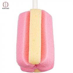 Dụng cụ cọ rửa bình nước cán dài Kokubo - Màu hồng_3