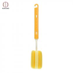 Dụng cụ cọ rửa bình nước cán dài Kokubo - Màu vàng_2