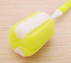 Dụng cụ cọ rửa bình nước cán dài Kokubo - Màu xanh/green_7