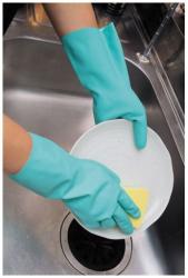 Găng tay cao su mềm Dunlop Size M - màu xanh (39-208)_2