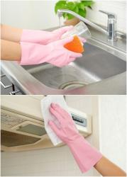 Găng tay cao su mềm Dunlop Size S - màu hồng (39-221)_3