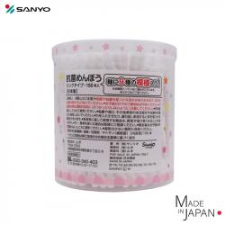 Hộp 150 tăm bông ngoáy tai kháng khuẩn Sanyo Sanrio Characters_2