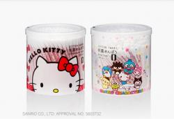 Hộp 200 tăm bông kháng khuẩn Sanyo Hello Kitty_8