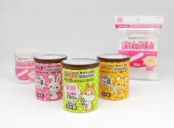 Hộp 280 tăm bông kháng khuẩn Sanyo Ham Baby Extra Fine_7