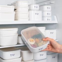 Hộp đựng thực phẩm chữ nhật White Pack 600ml_10