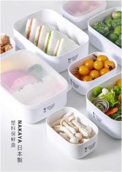 Hộp đựng thực phẩm chữ nhật White Pack 800ml_9