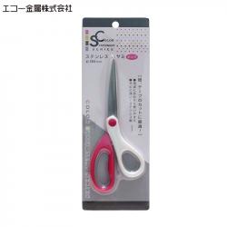 Kéo văn phòng Echo Metal 185mm màu hồng/trắng_A