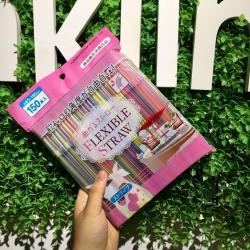 Set 150 chiếc ống hút Flexible Straw Ø5mmx180mm_6