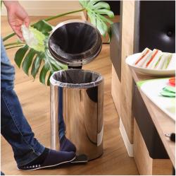 Thùng rác inox chân đạp Pearl Life Charis II Pale 12L_5