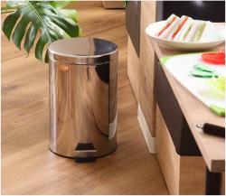 Thùng rác inox chân đạp Pearl Life Charis II Pale 12L_2