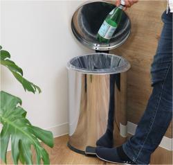 Thùng rác inox chân đạp Pearl Life Charis II Pale 20L_7