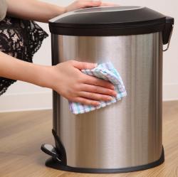 Thùng rác inox chân đạp Pearl Life Slim Pedal Pale 5L_8